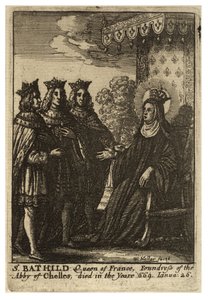 Santa Batilde de Wenceslaus Hollar